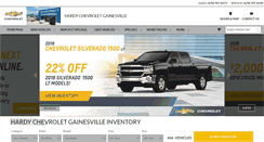 Desktop Screenshot of hardychevrolet.com